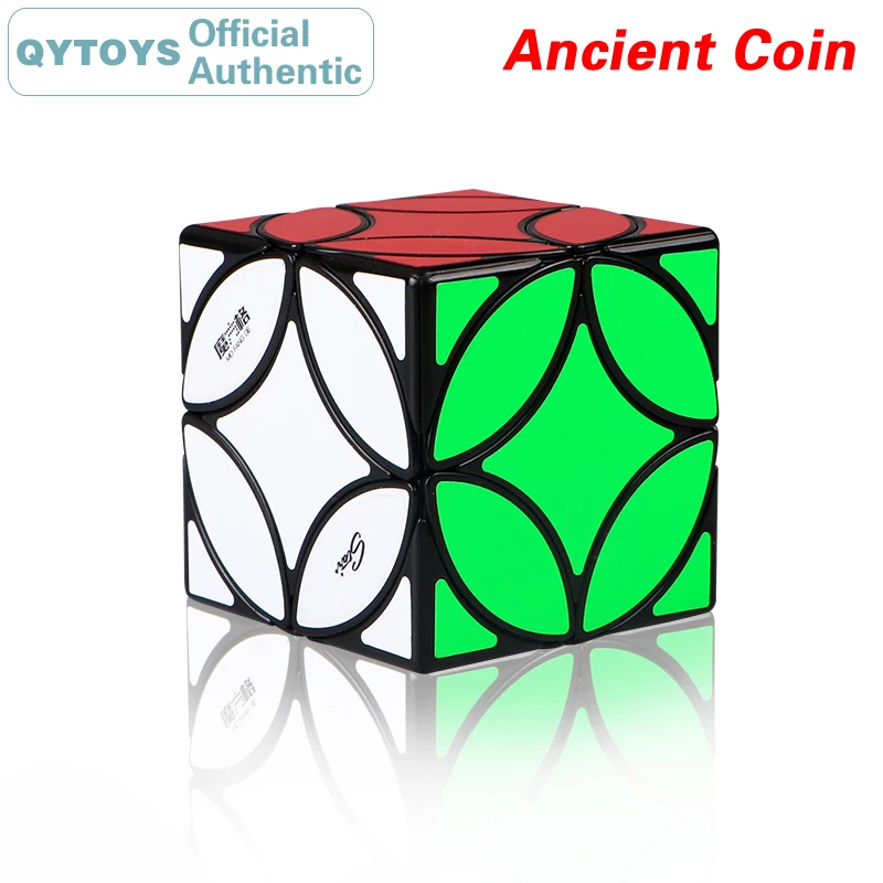 QYTOYS MoFangGe старинная монета магический куб XMD Cubo Magico Профессиональный скоростной