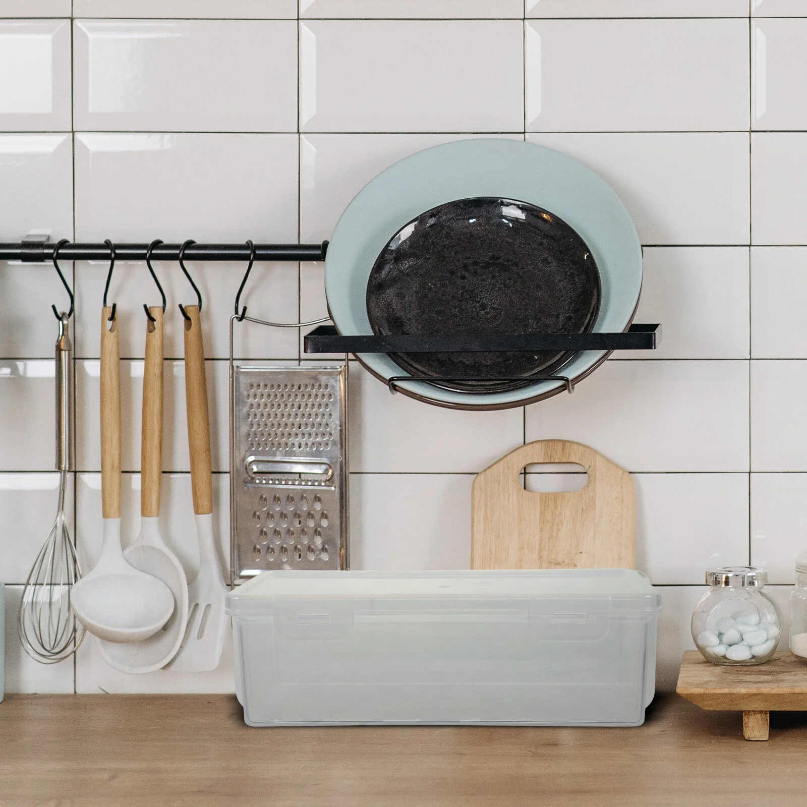 

Oatmeal Refrigerator Fruit Holder Fridge Sealing Case Fruit Containers Sealed Cheese Cakes Storage Box Canister