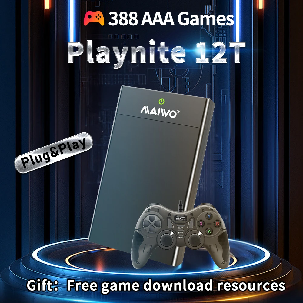 Портативные игровые консоли Playnite 12T для N64/Switch/PS4/PS3/PS2/WII портативный внешний