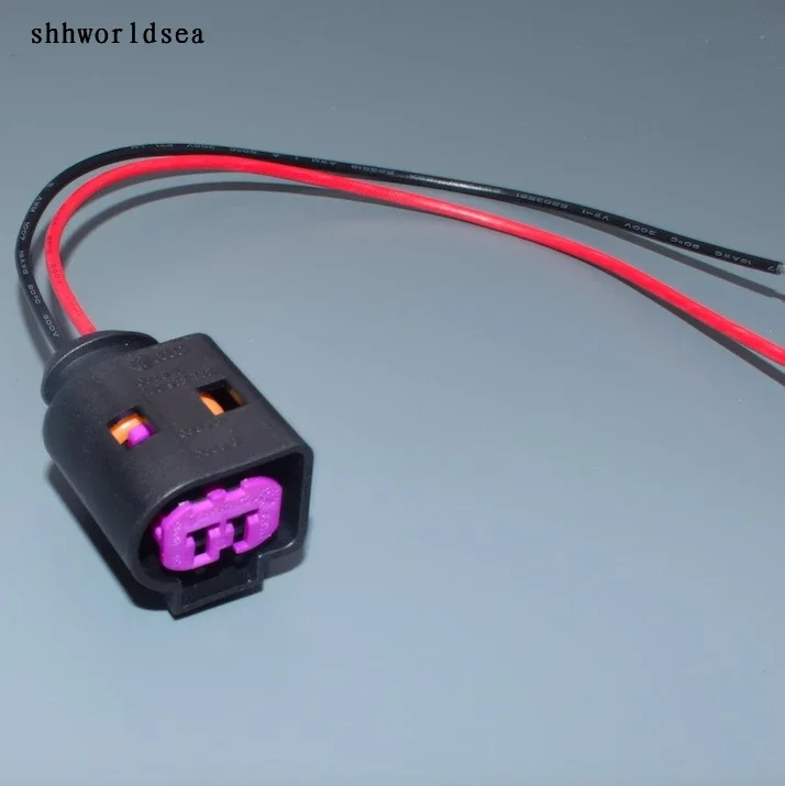Shhworldsea 2-контактный женский корпус динамика двигателя разъем автоматического