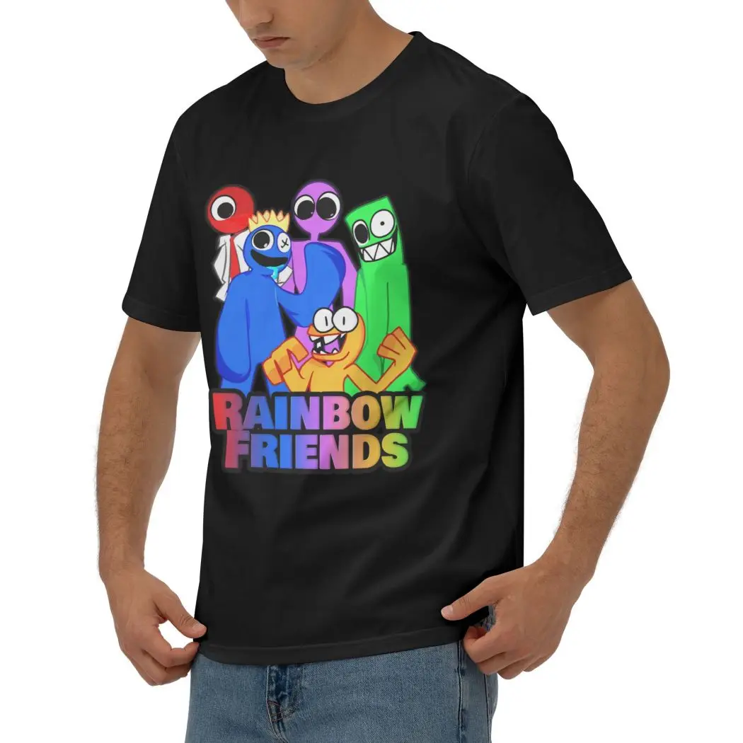 Повседневные мужские футболки Ainbow Friends модные с короткими рукавами и круглым