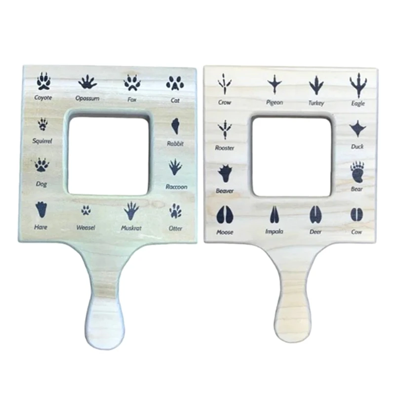 Натуральный поисковик для малышей деревянная ручная игрушка двусторонняя доска