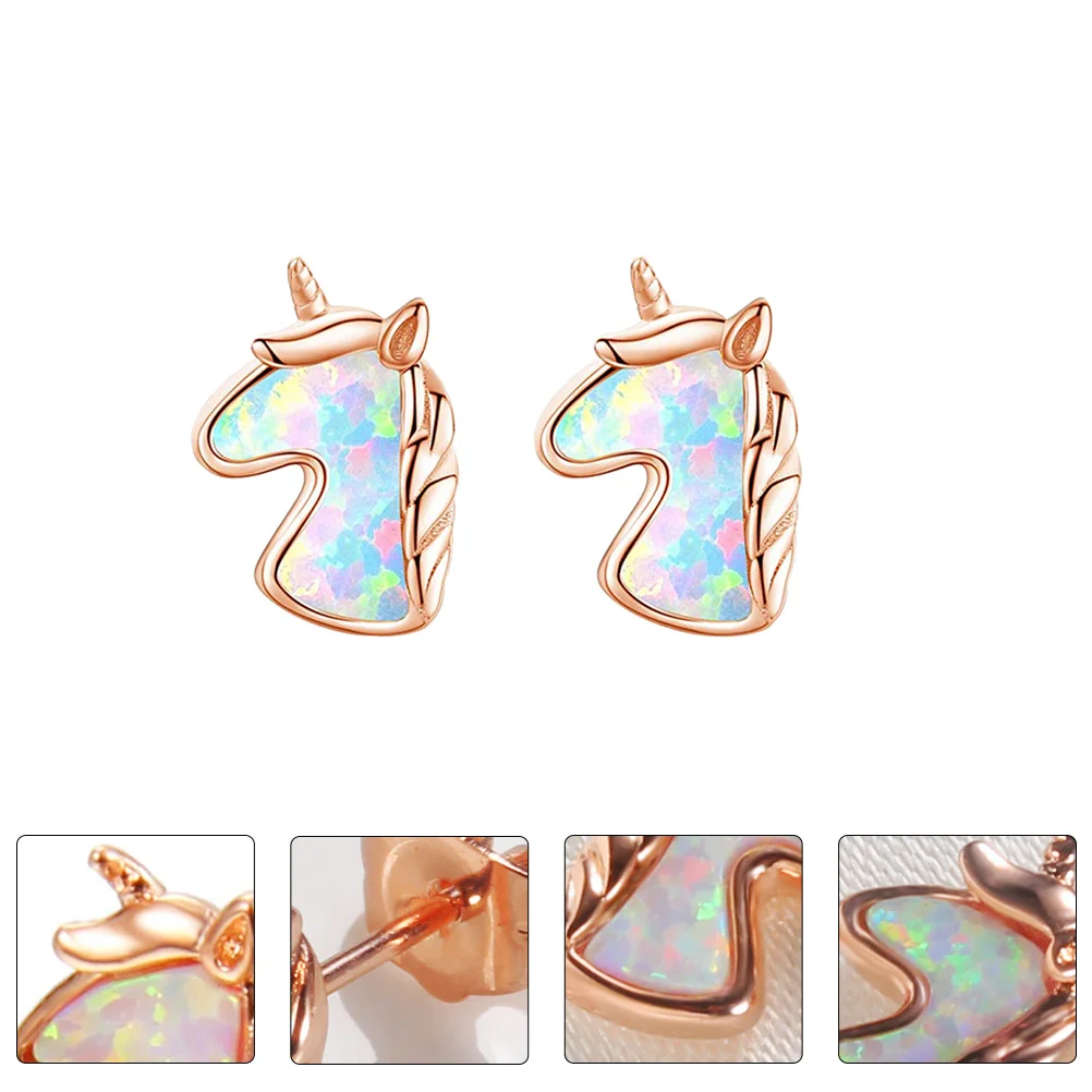 

1 Pair Exquisite Fashion Design Stud Girl Pendant Girl Studs