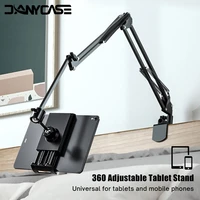 Adjustable Bed Tablet Stand For iPad Pro 4-12 9inch Mobile Phones Tablets 360 Rotation Lazy Arm Bed Desk Tablet Mount Support