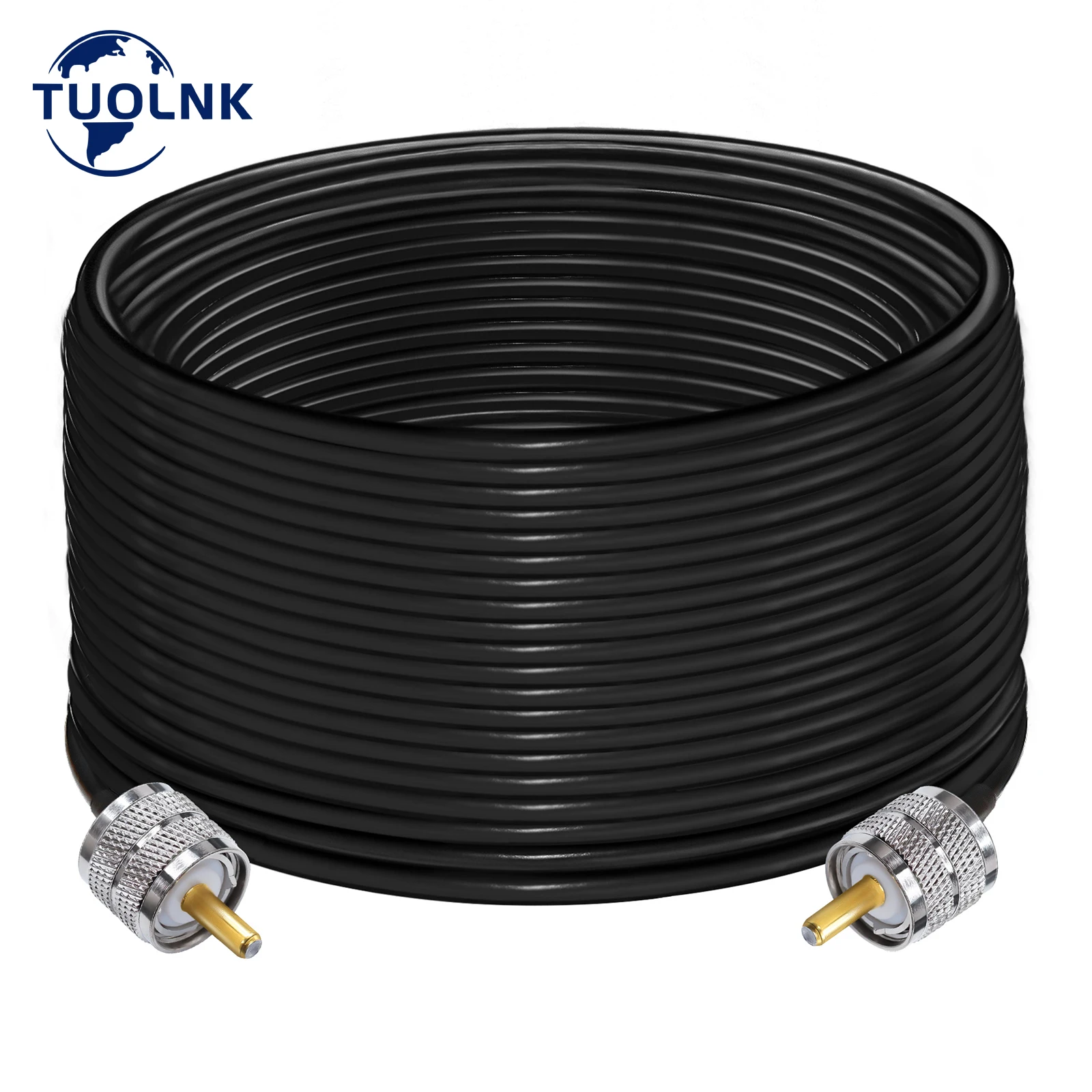 PL259 RG58 кабель CB радиокабель SO239 UHF, Удлинительный кабель «штырь-штырь», низкие потери, RF коаксиальный кабель, семейный коаксиальный кабель 30 см, 1 м, 30 м