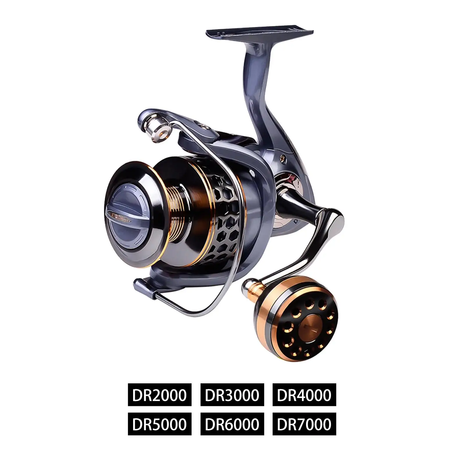 

Fishing Reel All Metal Spool CNC Metal Handle Saltwater Freshwater