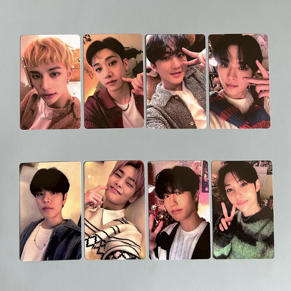 

8 шт. KPOP Stray Kids Stay Fanclub 3-го поколения фотокарты двусторонние ломо-карты StrayKids HyunJin Felix коллекции фанатов