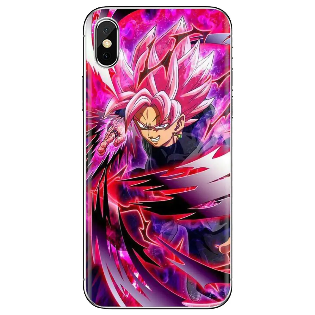 Чехлы для Xiaomi Redmi Note 10 10s 3S 4 4X 5 6 6A 7 8 8T 7A 9 9T 9s 9C 9A Pro Black Goku Dragon Ball Super Saiyajin |