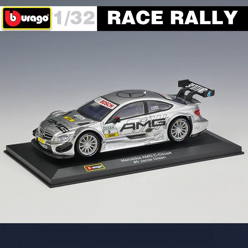 

Модель гоночного автомобиля Bburago 1:32 Benz AMG C-Coupe DTM #5 #11 из сплава, литой металлический игрушечный автомобиль, модель имитации коллекции, подарок для детей