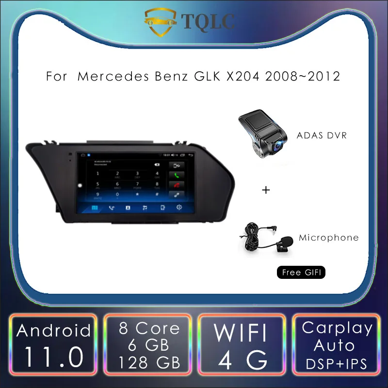 Car Radio Android For Mercedes Benz GLK X204 2008~2012 Multimedia Player Carplay Car Stereo Screen GPS Navigation Head Unit