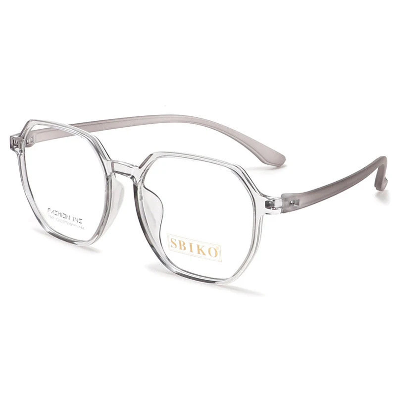 

Spectacle Women Eyewear Anti Blue Light Full Rim Eyeglasses Transparent TR90 Optical Frames Irregular Prescription Glasses