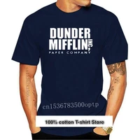 camiseta dunder mifflin de la serie de tv de la oficina divertida camiseta de pel%c3%adcula regalo unisex top