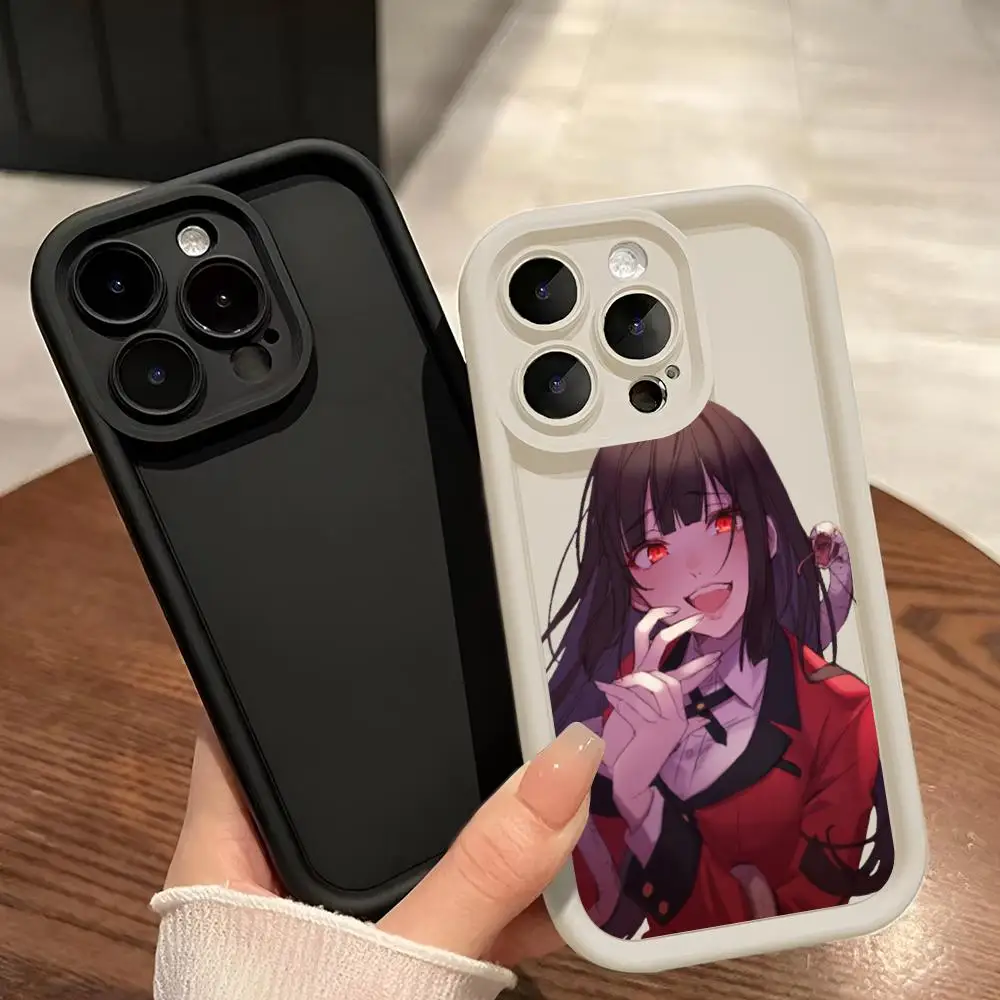Japanese Anime Kakegurui Jabami Y-Yomeko MINISO Phone Case Eye Ladder For Iphone 11 12 13 14 15 16 Pro PLUS PRO MAX