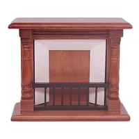 112 dollhouse miniature furniture room mini wooden fireplace for dolls house decor accessory
