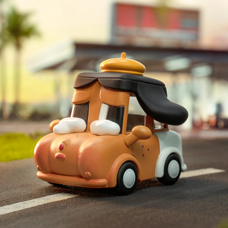 Фото POP MART POPCAR счастливые выходные серии глухая коробка Caja Ciega кавайная кукла экшн-фигурка игрушка модель загадочная коробка №4