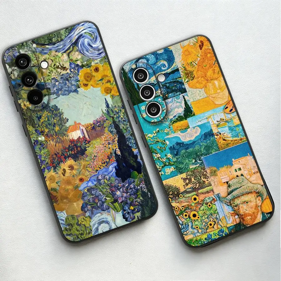 Фото Чехол для телефона Van Gogh Floral Garden для Samsung Galaxy A23 A52 A36 A05 A37 A06 A25 A16 A73 A51 A57 A15 A53 A17 A55 A50 A41 №4
