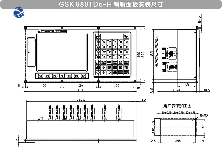 ЧПУ контроллер GSK-980TDc Guangzhou токарная система популярная оригинальная