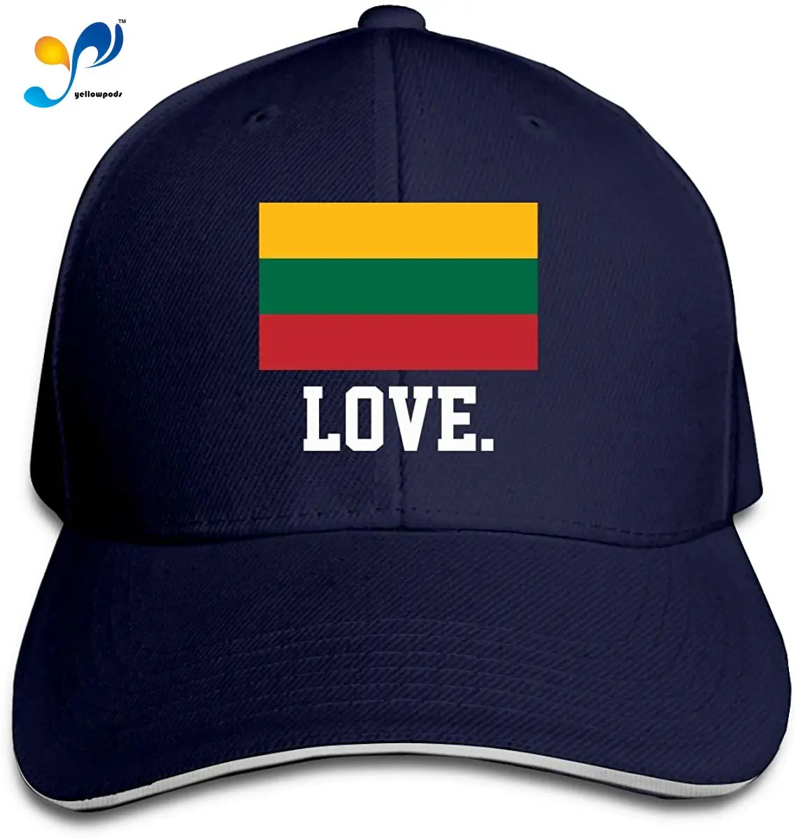 

Flag Of Lithuania Men Cotton Classic Baseball Cap Adjustable Size