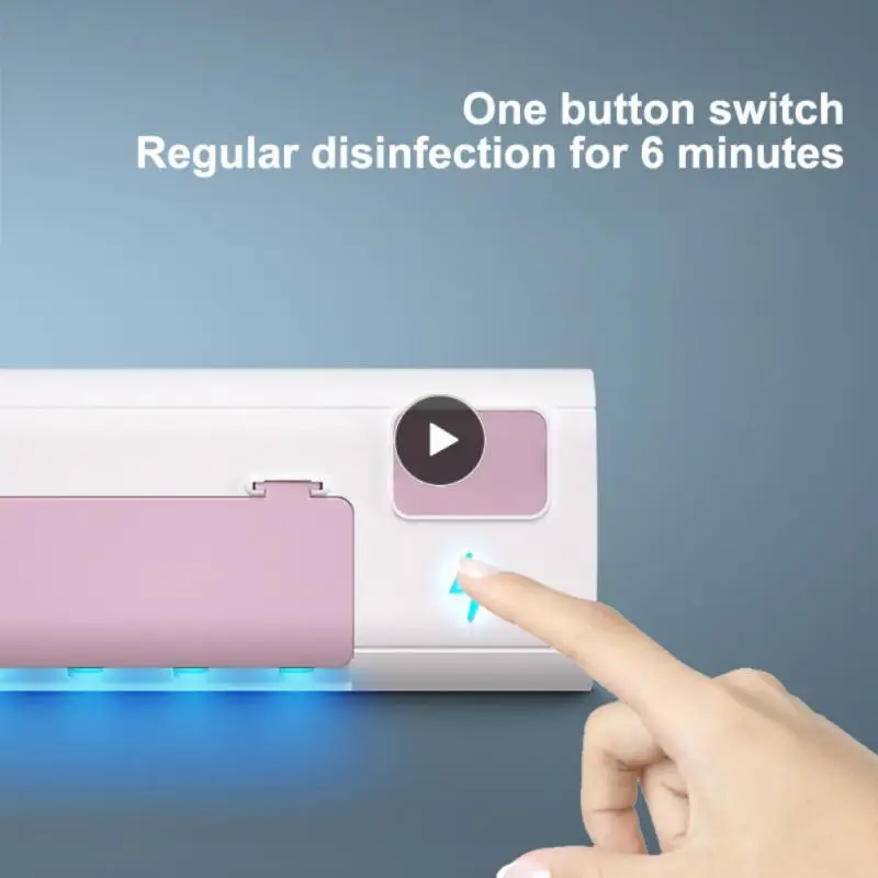 

Multifunctional Smart Induction UV Light Toothbrush Holder Electric Storage Box Automatic Toothpaste Dispenser Sterilizer Box