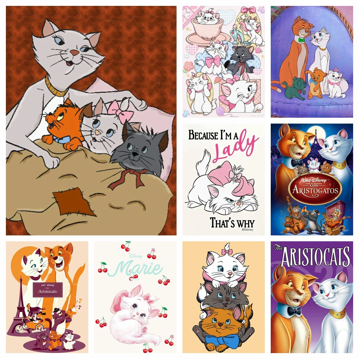 Набор для алмазной живописи Аристокоты MINISO