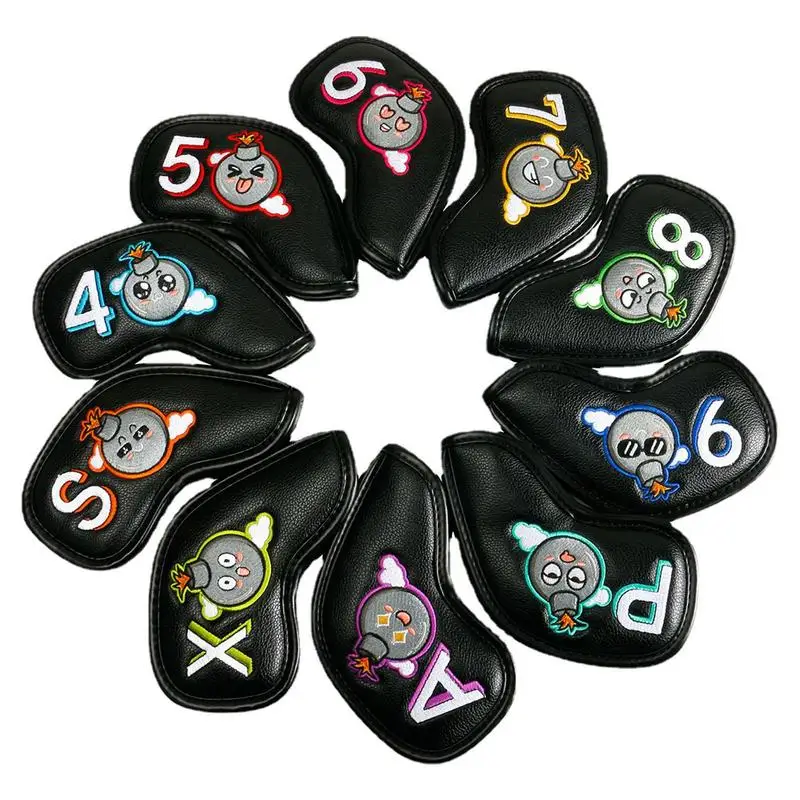 

Head Covers For Golf Irons 10 Pcs Golf Iron Head Covers Golf Training Aid Equipment A Holiday Surprise For Your Girlfriend Mom