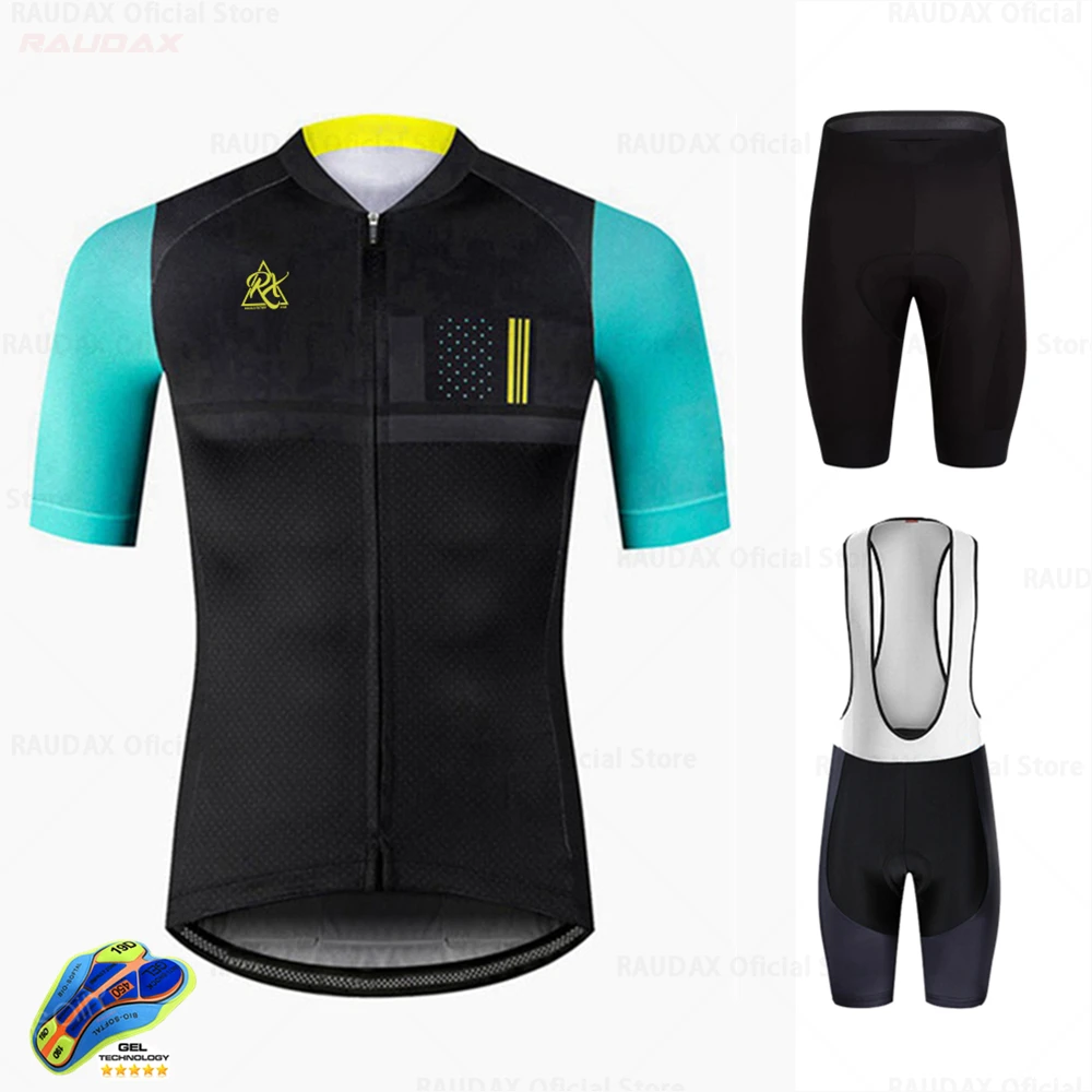 

Men's Cycling Jersey Set Pro Team Bicycle Cycling Clothing Ropa Ciclismo Mtb Mountain Bike Summer Breathable Bib Shorts Set