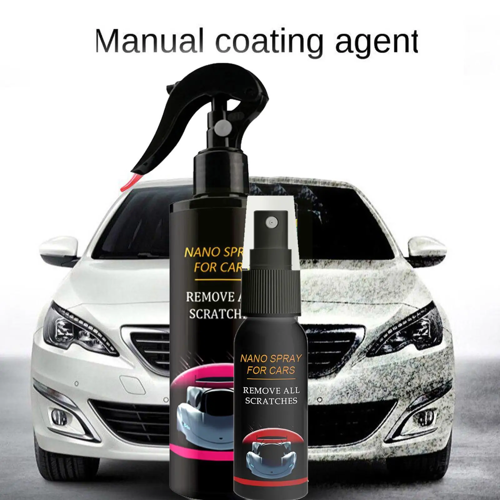 

30/120ml Ceramic Car Coating Paint Spray Care Polishing Nano Sealant Plating Crystal Coat Spray Liquid Wax Quick Hydrophobi V0B1