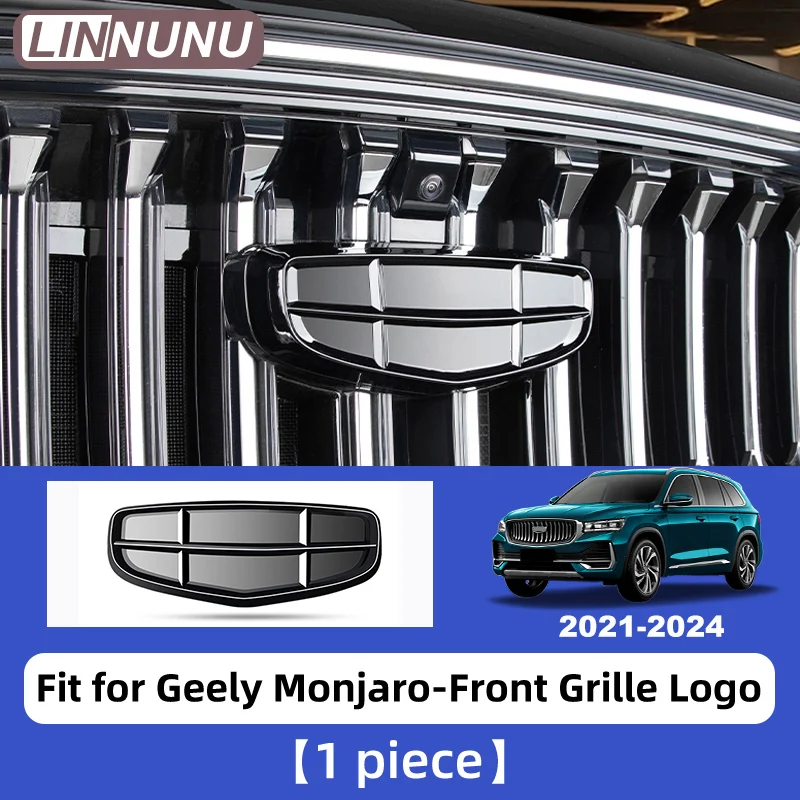 

LINNUNU джили монжаро подходит для KX11 Geely Monjaro Xingyue L логотип рулевого колеса автомобиля CMA передняя решетка значок эмблема крышка ступица наклейка аксессуары