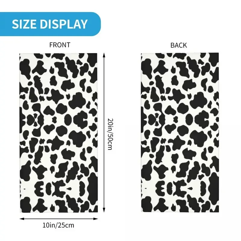 Бандана с принтом коровы шея гетры ветрозащитный шарф для лица Обложка мужчин и