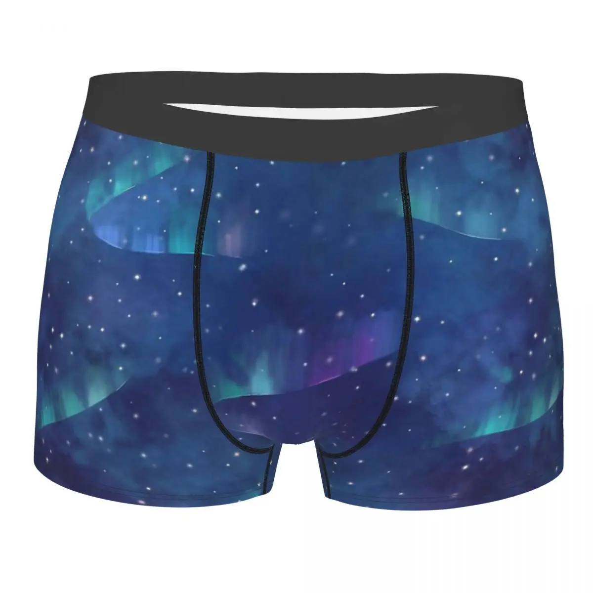 

Трусы-боксеры Aurora Borealis мужские, удобное нижнее белье, шорты