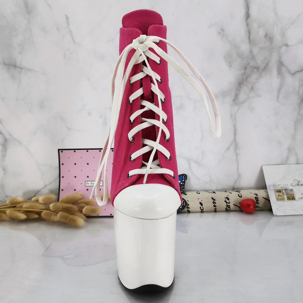 Leecabe  20CM/8inches Pole dance shoes High Heels Pole Dance boot