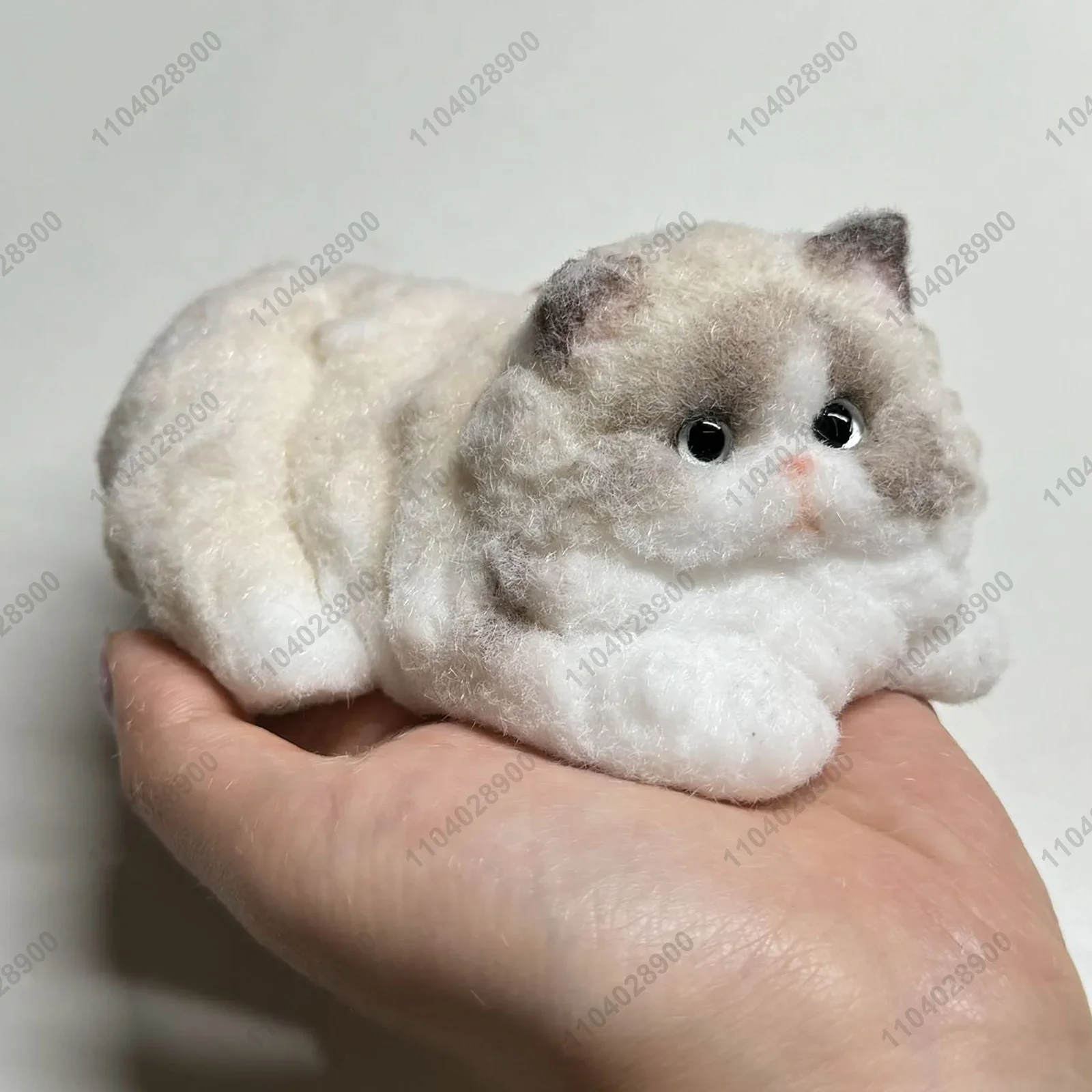 Персидский кот Taba мягкий силиконовый ручной работы длинношерстный котенок