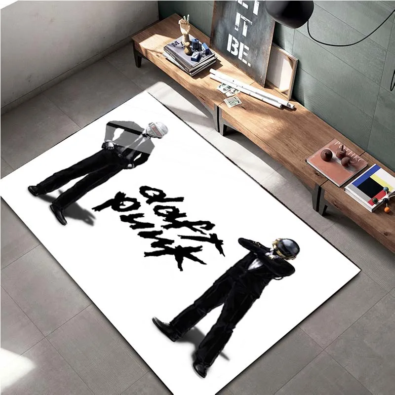 

15 Sizes 3D DJ Music Daft-punk Area Rug,Carpet for Living Room Bedroom Sofa Doormat Decoration,Kid Play Non-slip Floor Mat Gift