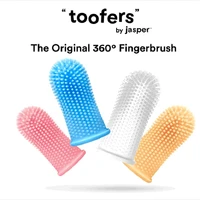 1pc super soft puppy finger brush teddy dog toothbrush bad breath tartar teeth tool dog cat pets cleaning accessories 4 colors