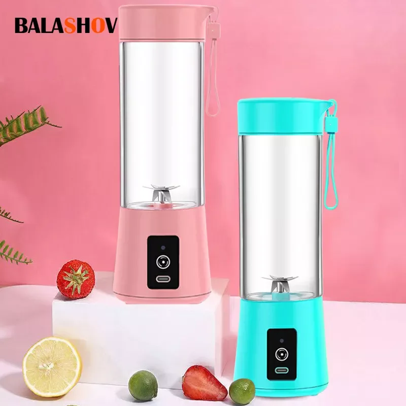 

NEW2023 Upgraded Portable Powerful Blenders USB Juicer Mixer Machine Food Processors Blender Mini Smoothie Fresh Fruit Juicers