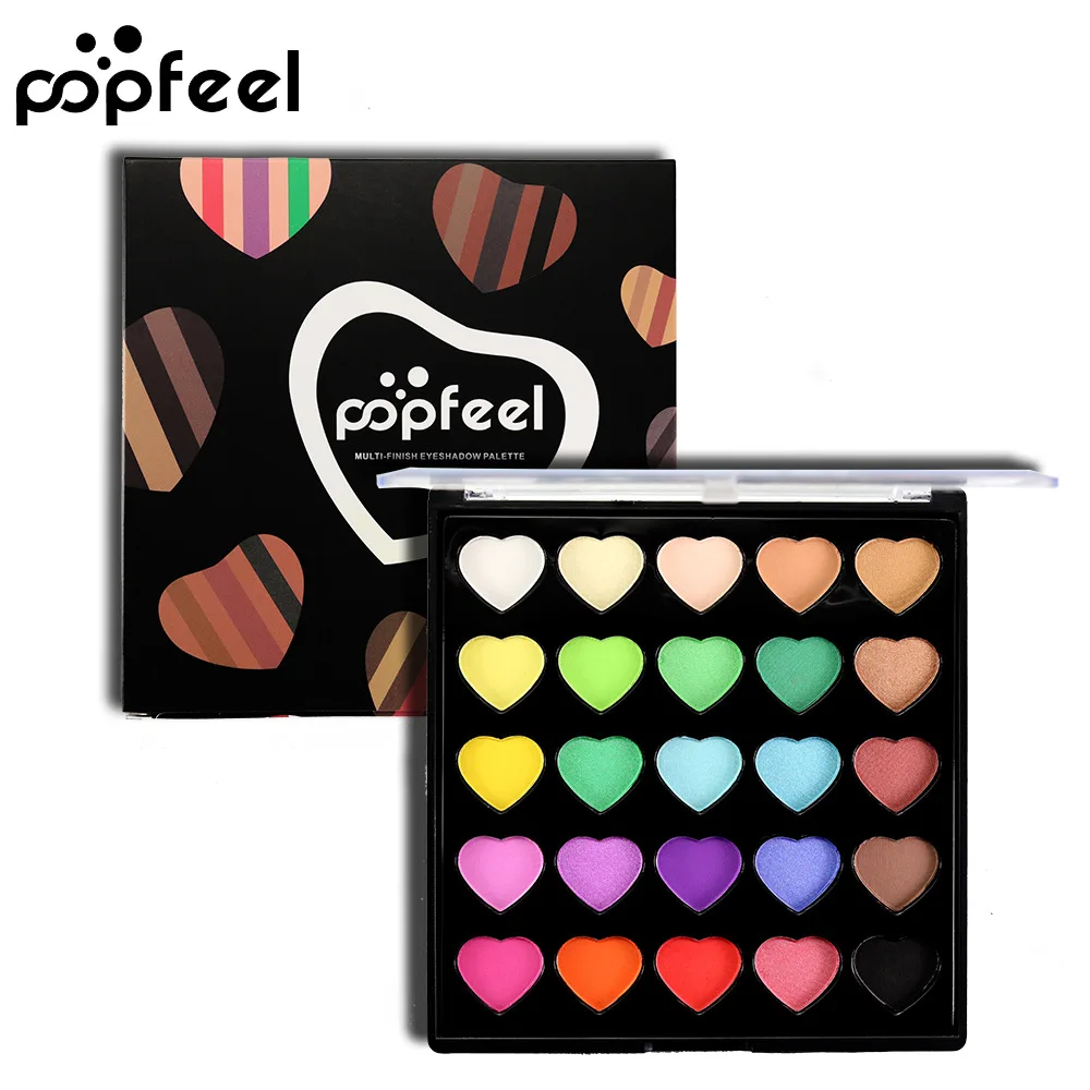

25 Colors Love Eyeshadow Palette Pearl Matte Eye Color Eye Plate Party Makeup Palette Female Cosmetics Water Proof Beauty