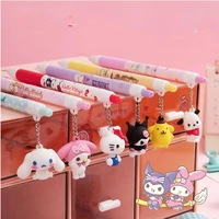 kawaii sanrio press pen hello kittys my melody kuromi accessories cute beauty cartoon anime study work sign toys for girls gift