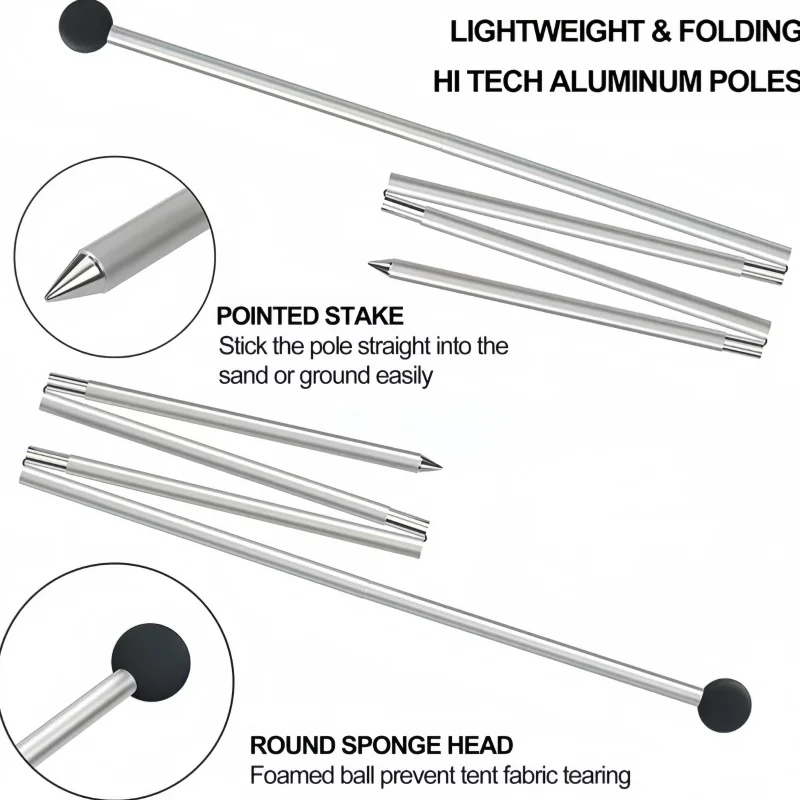 Портативный уличный ветрозащитный и солнцезащитный навес из лайкры