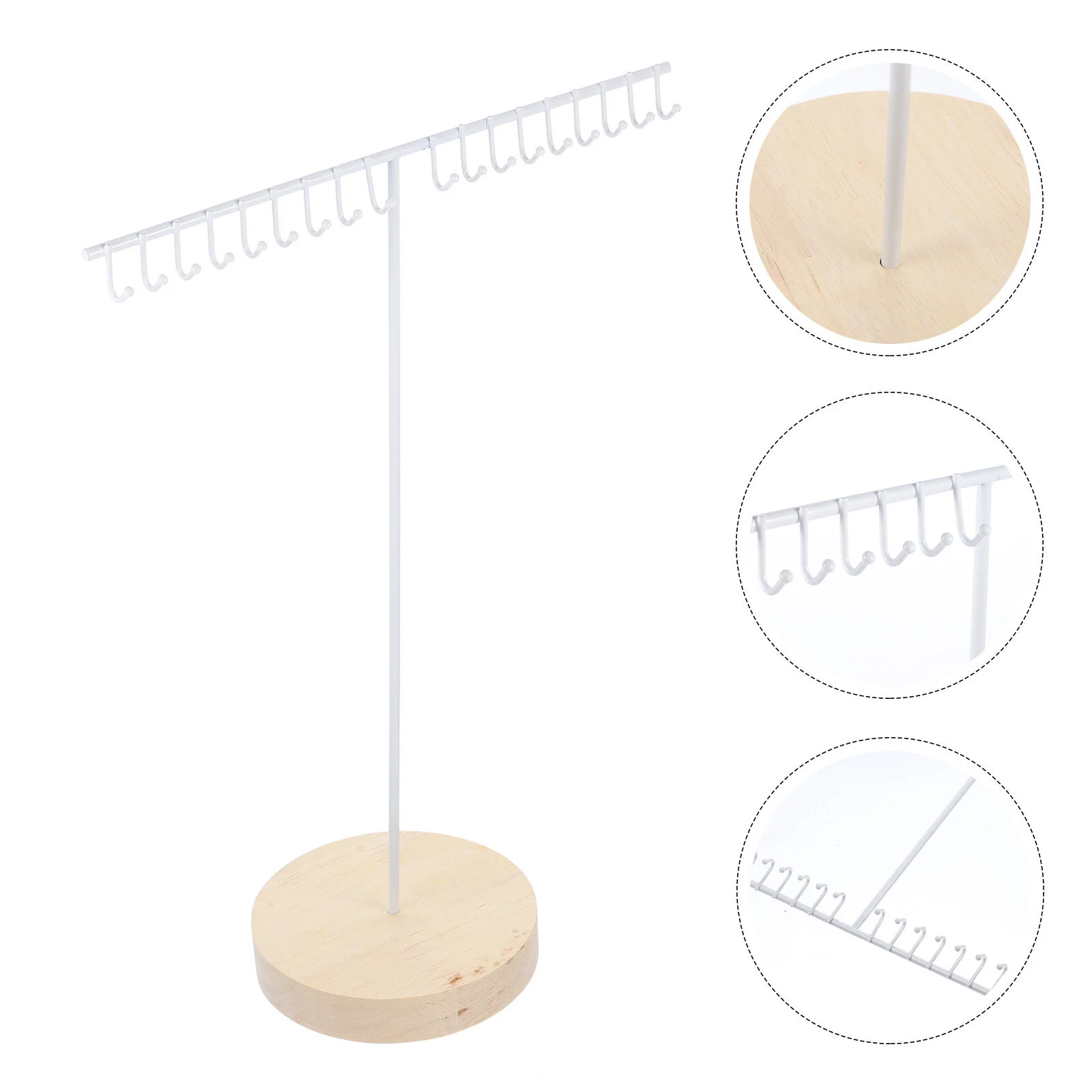 

Jewelry Display Stand Earring Necklace Rack Metal Holder Stands Organizer Hanging Earrings Locket