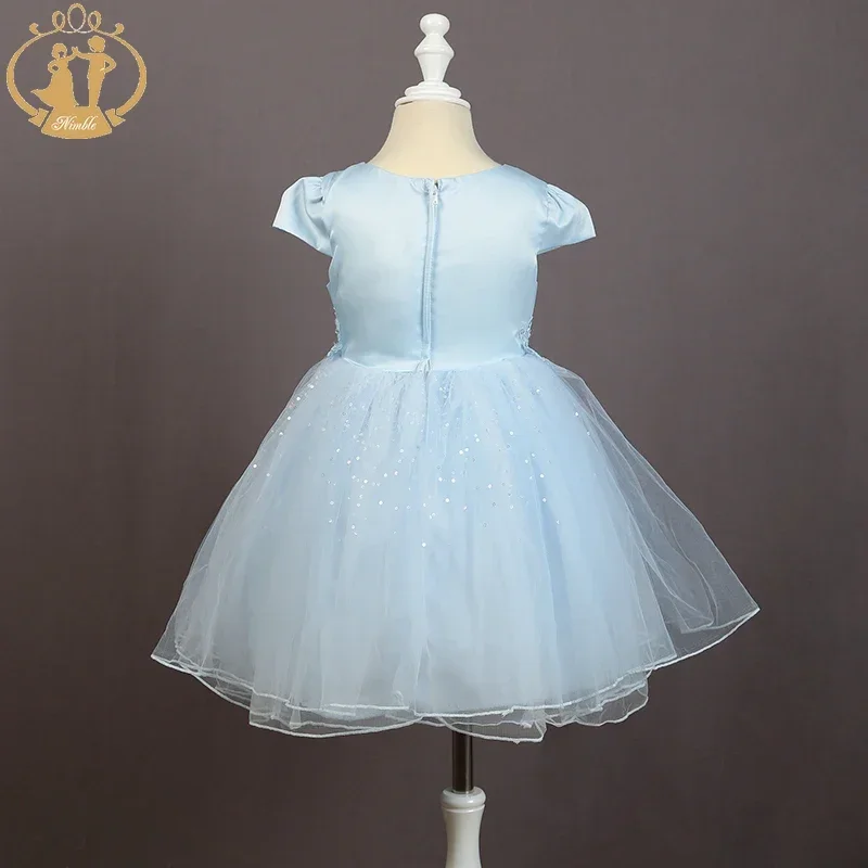 Одежда для девочек с цветами и блестками подружки невесты на свадьбу день