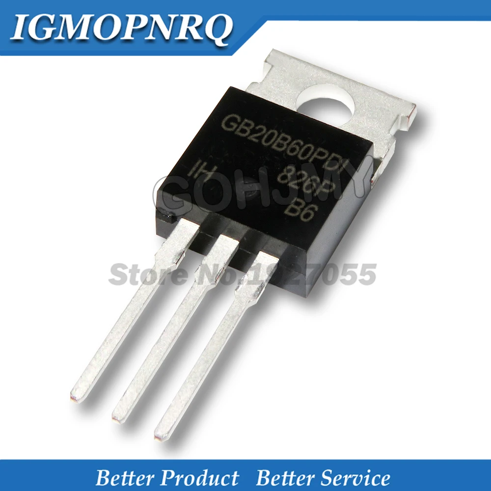 

10 шт. IRGB20B60PD1 TO220 20B60PD1 TO-220 IRGB20B60