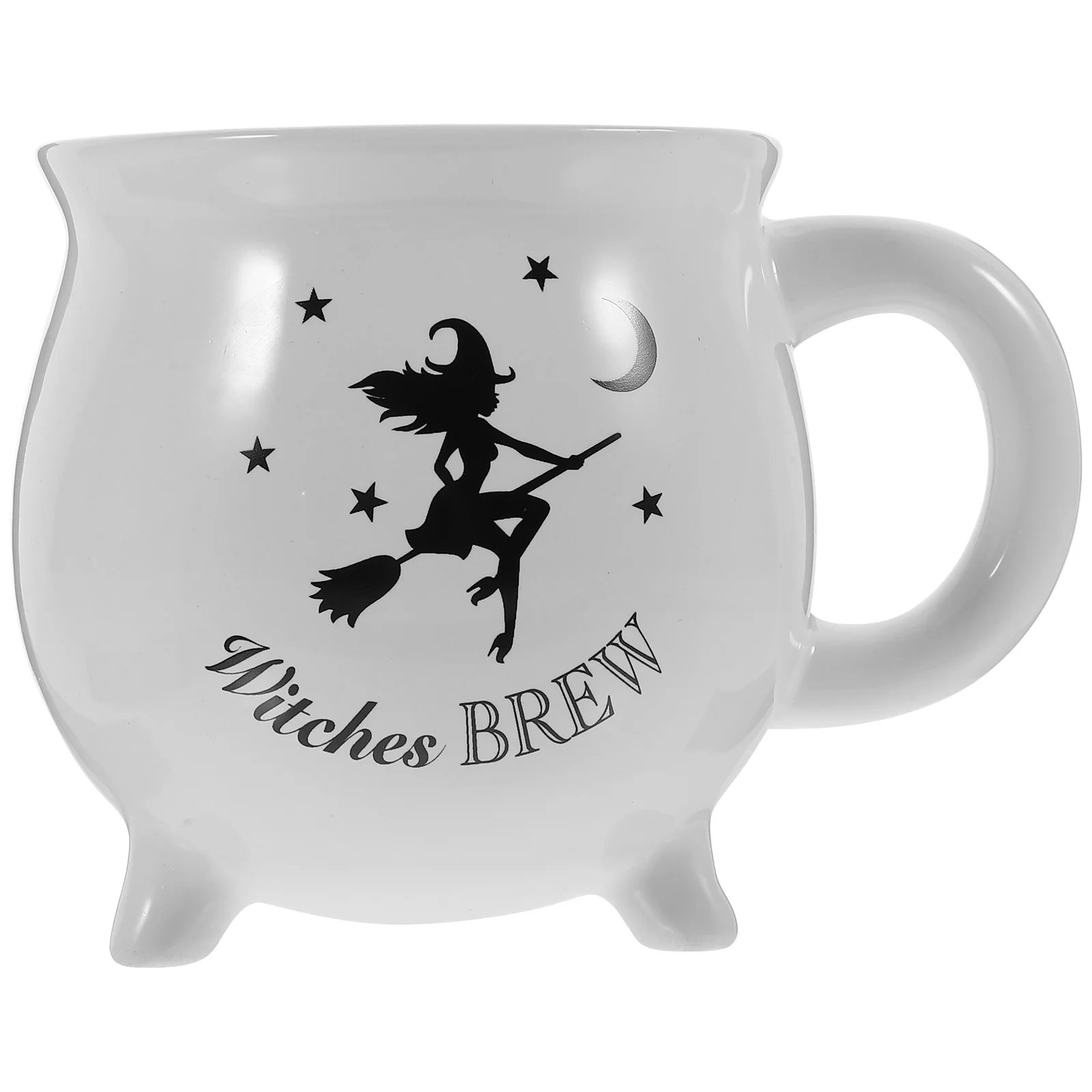 

Witch Cup Halloween Mug Ceramic Drinks Serving Coffee Decorate Ceramics Cauldron Drinking