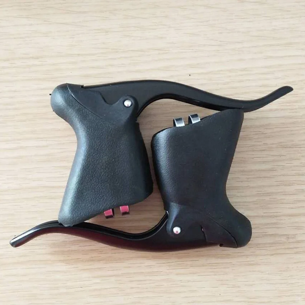 

1 Pair Bike Brake Lever For Mountain Bike Folding Bike MTB BMX Children Bike Scooter Swing ( Black )
