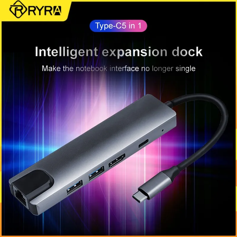 

Док-станция RYRA 5 в 1, совместимая с usb 3,0