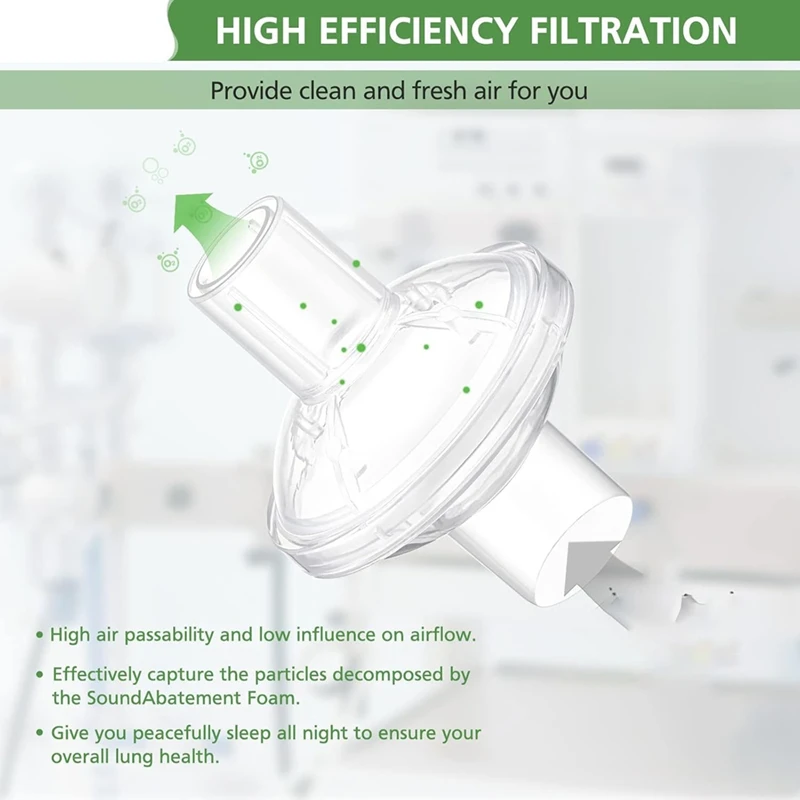 Универсальный линейный фильтр для машин CPAP и Bipap Dreamstation трубок диаметром 22 мм 9