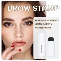 natural eyebrow stamp stencil kit three color lazy delicate smooth long lasting seal eyebrow cream set modify the outline