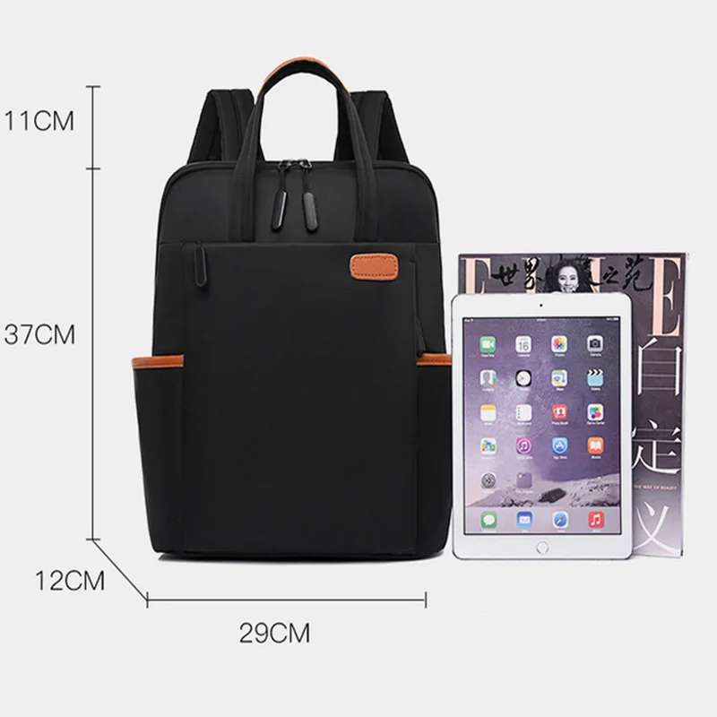 Xiaomi Waterproof Women Business Backpack Fashion Oxford Student School Backpacks 13.4 Inch Laptop Bag Casual Travel Rucksack