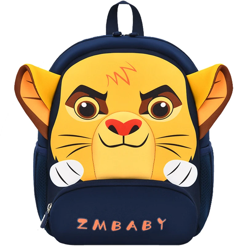 Children School Bags For Girls Boys Backpacks 3D Cartoon Animal Lion Baby Backpacks Kindergarten Schoolbag Kids Backpack mochila