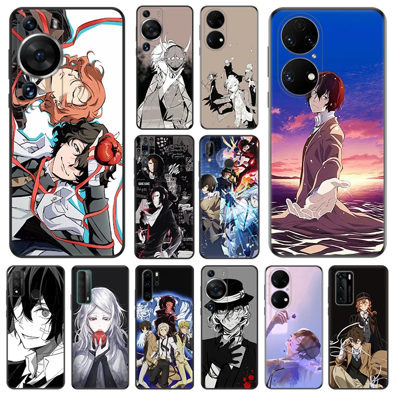 Матовый мягкий чехол для телефона Honor X7 b X8 X9 X6 a 90 70 8X Magic5 Bungou Stray Dogs Huawei P40 Lite P30 P20 P