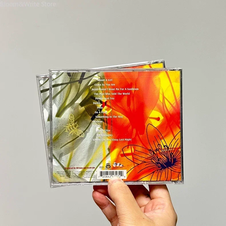 Фото CD-диск Nirvana MTV Unplugged in New York в стиле гранж-рок 90-х годов, подарок для фанатов альтернативного рока и инди-музыки №2